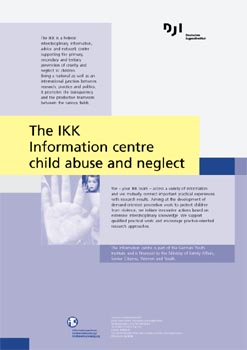 Deutsches Jugendinstitut, Informationszentrum Kindesmisshandlung/Kindesvernachlässigung, Plakat